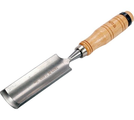 Изображение товара Стамеска-долото полукруглая YATO с деревянной ручкой, 38 мм YT-62828