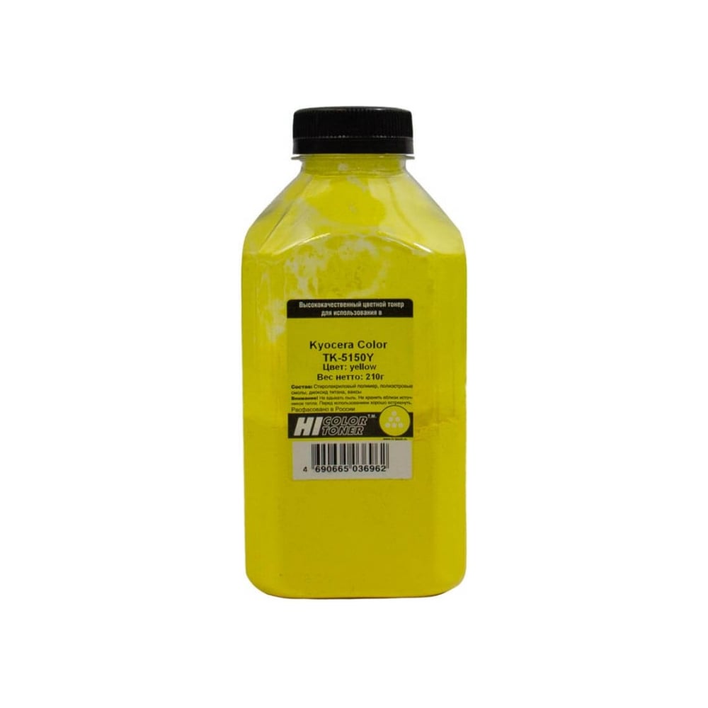 Изображение товара Тонер Hi-Black для Kyocera Color TK-5150Y, желтый, 210 г