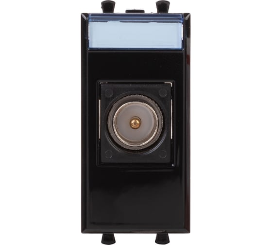 Изображение товара Розетка DKC TV одиночная модульная, Avanti, Черный квадрат, 1 модуль 4402501