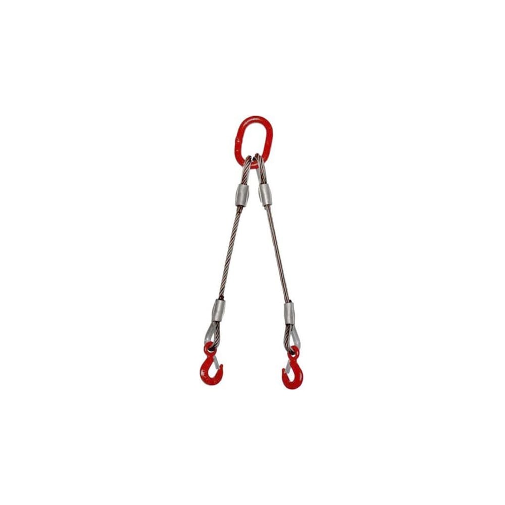 Изображение товара Строп канатный двухветвевой КанТраст 2,5 тонны, 3,5 м, сталь, опрессовка