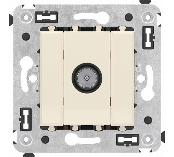 Изображение товара Розетка DKC TV оконечная в стену, Avanti, Ванильная дымка 4405523