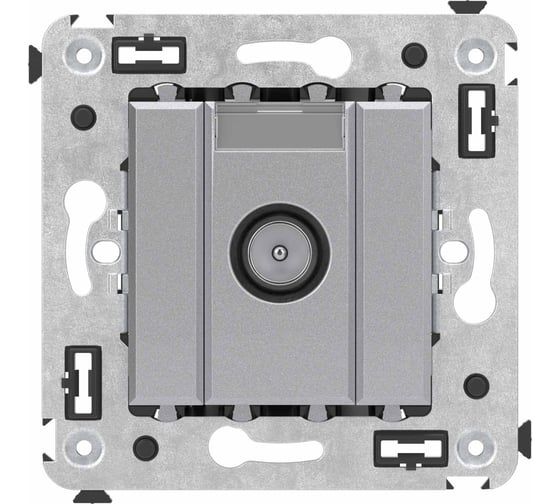 Изображение товара Розетка DKC TV оконечная в стену, Avanti, Закаленная сталь 4404523