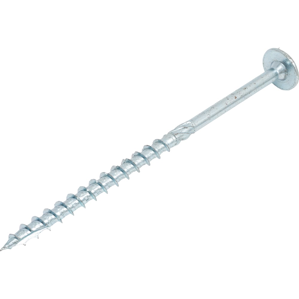 Изображение товара Шуруп конструкционный Tulstor PT AG с тарельчатой головкой, голубая оцинковка, TX50, 10x180 мм, 50 шт. 945755