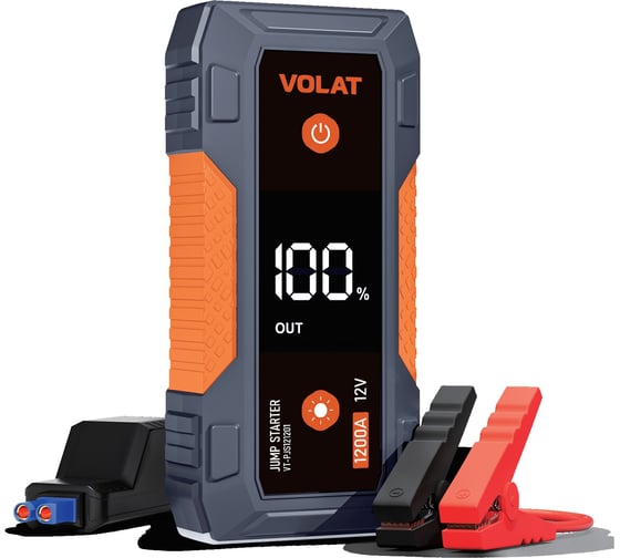Изображение товара Портативное пуско-зарядное устройство VOLAT VT-PJS121201