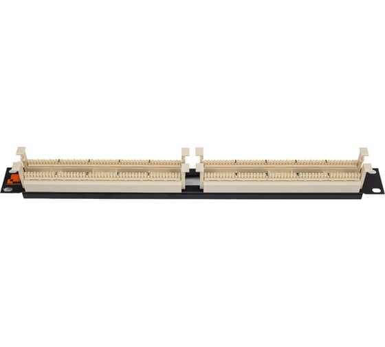 Изображение товара Кроссовая панель LANMASTER 110 типа, 100 пар, 19, 1U с модулями LAN-RS110-100FT