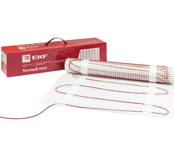 Изображение товара Теплый пол мат нагревательный EKF "Уют" 15 кв/м. 2250 Вт  PROxima nm2-2250-15