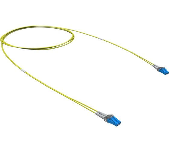 Изображение товара Оптический коммутационный шнур DKC Duplex LC UPC/LC UPC, 9/125 OS2, 5 м, 1 шт. RNPC9DLULU5