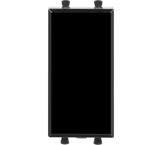 Изображение товара Выключатель модульный DKC Avanti, Черный квадрат, 1 модуль 4402101