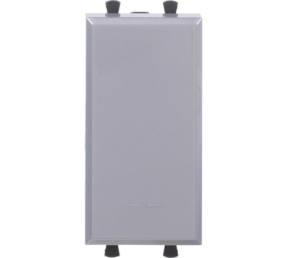 Изображение товара Выключатель модульный DKC Avanti, Закаленная сталь, 1 модуль 4404101