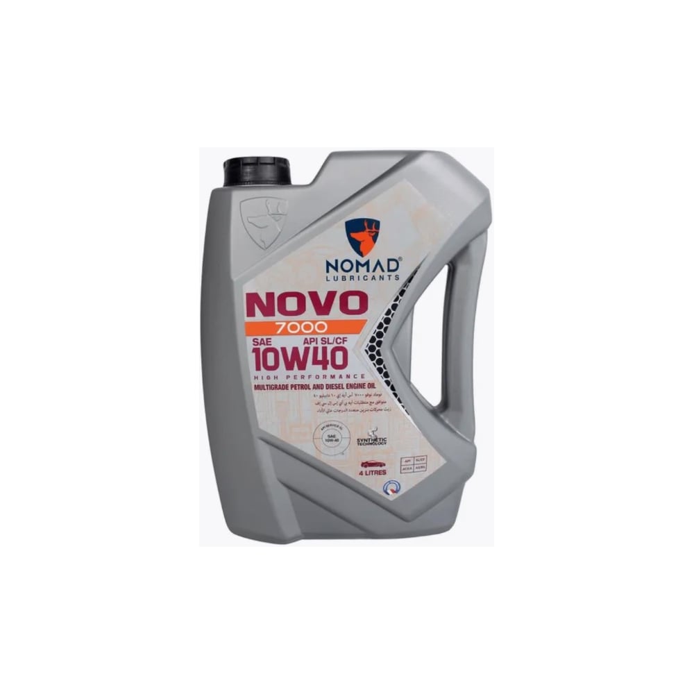 Изображение товара Масло моторное полусинтетическое NOMAD Novo 7000 SAE 10W40 API SL/CF 4л