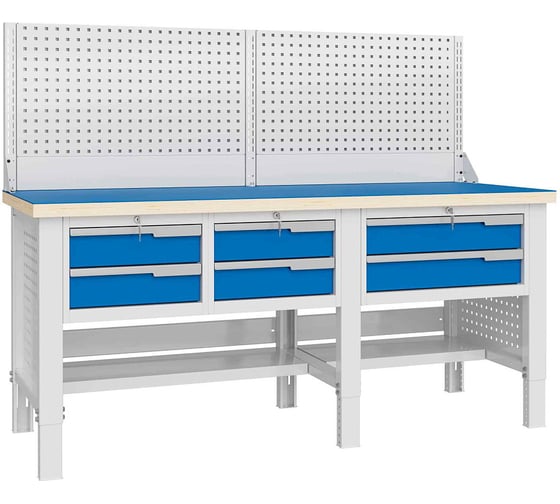 Изображение товара Верстак слесарный Верстакофф CTR 2032.S11L1.23-1 124624