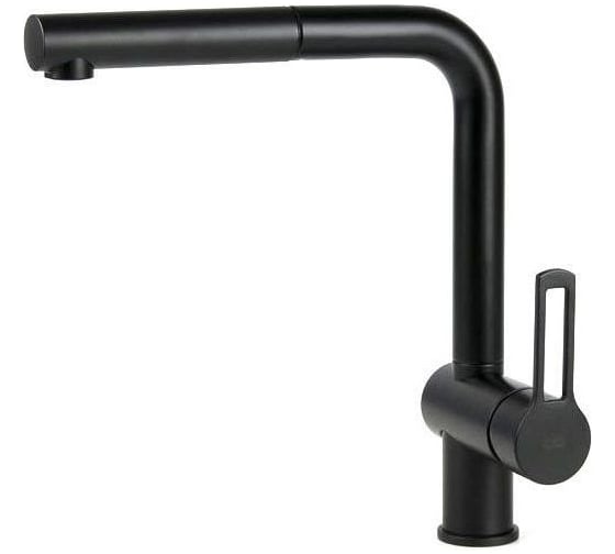 Изображение товара Смеситель для мойки Paffoni RIN295NO RINGO с поворотным изливом, черный матовый 00262814
