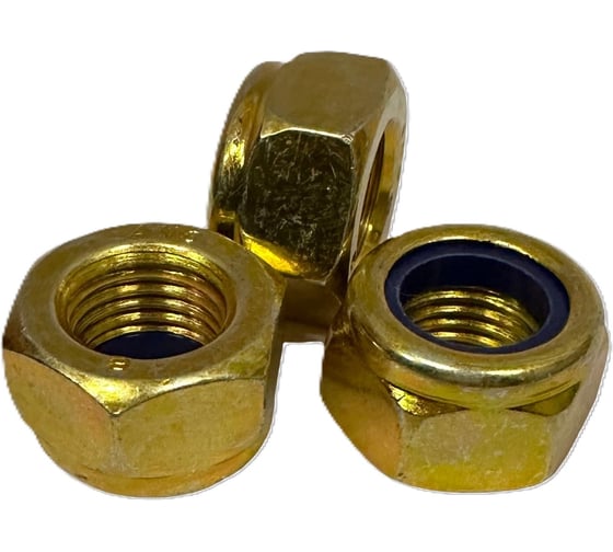 Изображение товара Гайка boltnn.ru DIN985 М18 8.0 желтый цинк 10 шт 4687206429703