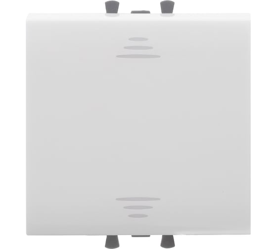 Изображение товара Инвертор одноклавишный модульный DKC Avanti, Белое облако, 2 модуля 4400122