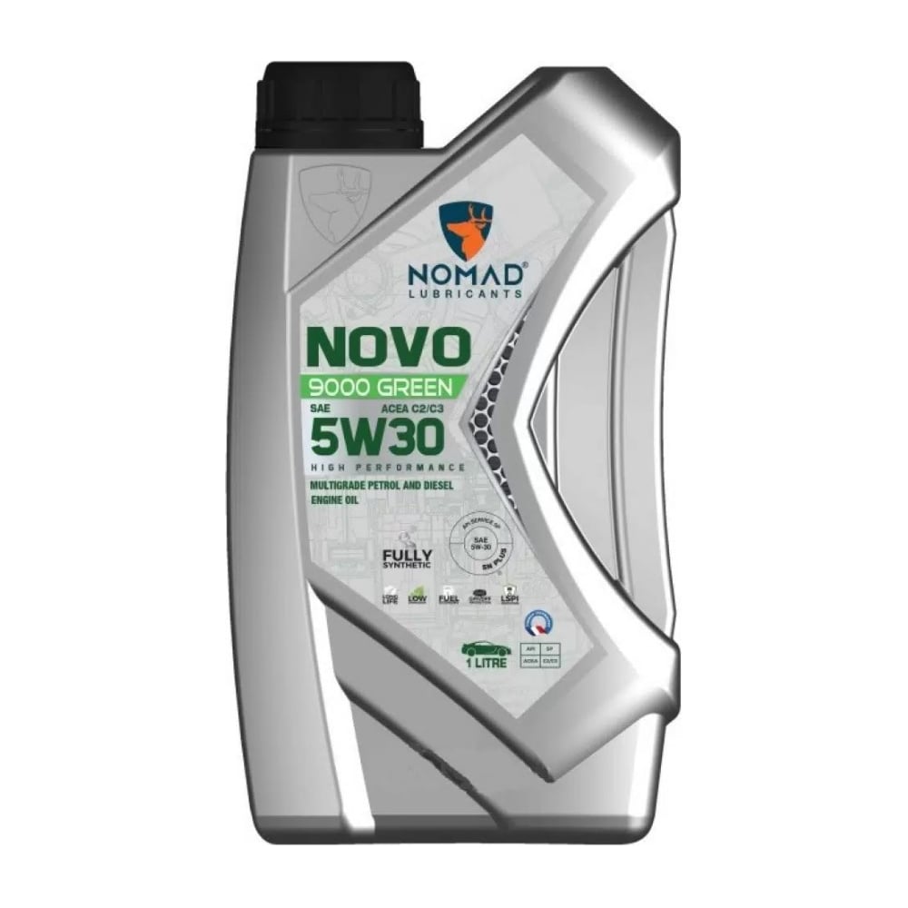 Изображение товара Моторное масло NOMAD Novo 9000 Green SAE 5W30 синтетическое 1л