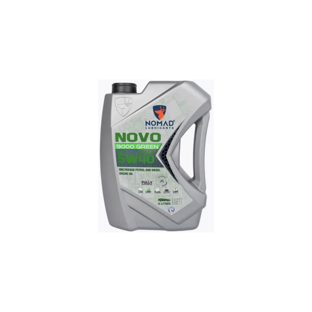 Изображение товара Моторное синтетическое масло NOMAD Novo 9000 Green 5W40 5л ACEA C3 API SP