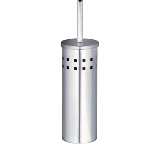 Изображение товара Комплект для туалета ерш+подставка OfficeClean 38х7.5х9.7 см, нержавеющая сталь, хром 277571