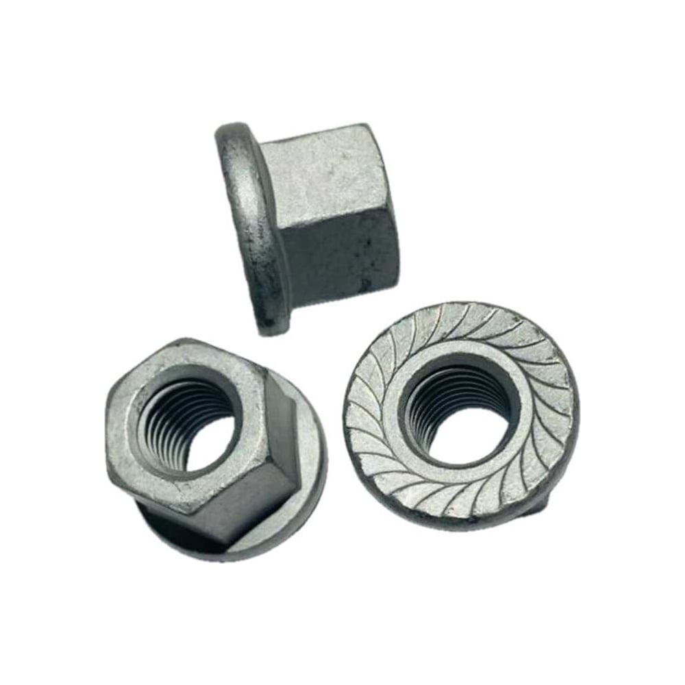 Изображение товара Гайка с фланцем M12 DIN 6331 Dacromet 75 шт надежный крепеж