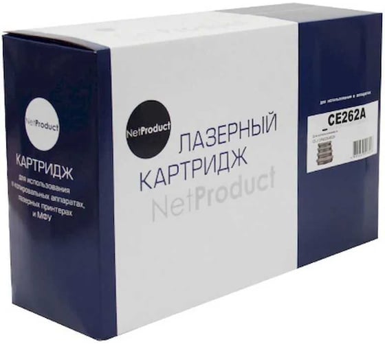 Изображение товара Картридж Netproduct для HP CLJ CP4025/4525, восстановленный, Y, 11K N-CE262A
