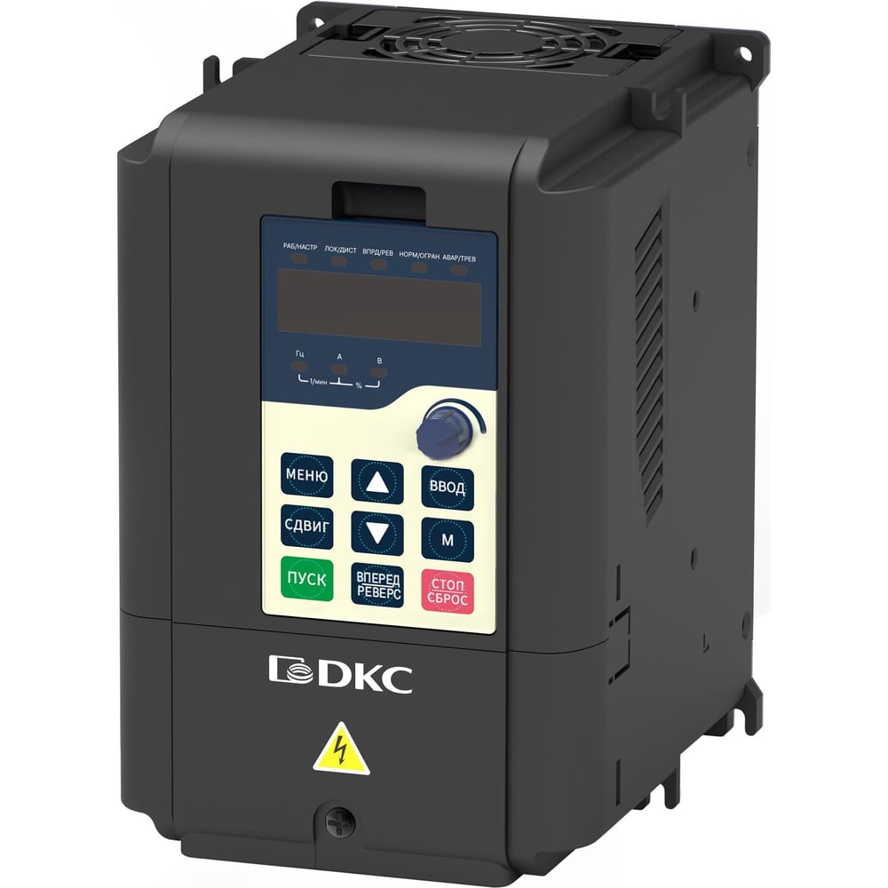 Изображение товара Преобразователь частоты DKC 3-фазный 45 кВт V2000-T0045G с тормозным прерывателем