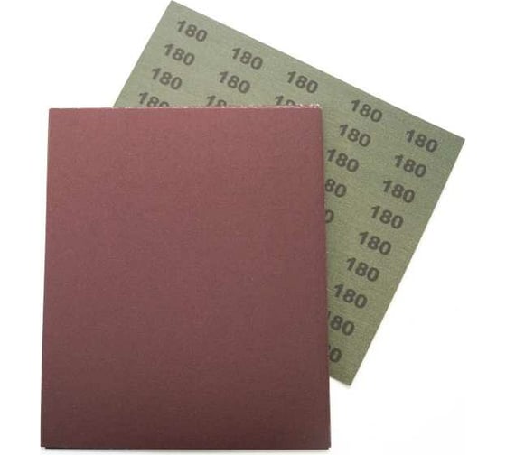 Изображение товара Шкурка шлифовальная водостойкая О/А (10 шт; 230х280 мм; Р180) Pobedit 2024018
