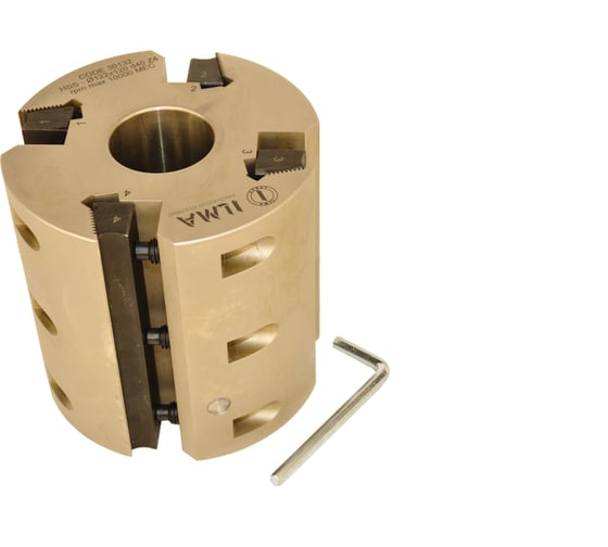 Изображение товара Головка фуговальная ILMA стальная для бланкетных ножей 122x40x120 Z=4 TRA1221204