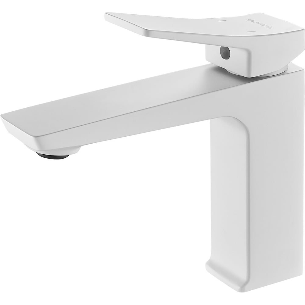 Изображение товара Современный однорычажный смеситель для раковины Shevanik S4401C белый