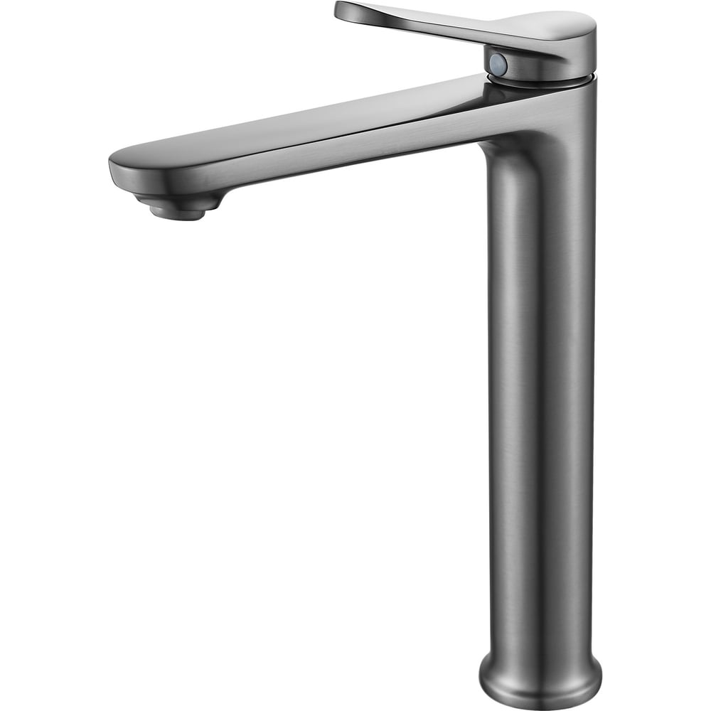 Изображение товара Современный однорычажный смеситель для раковины Shevanik S4311T из латуни оружейная сталь