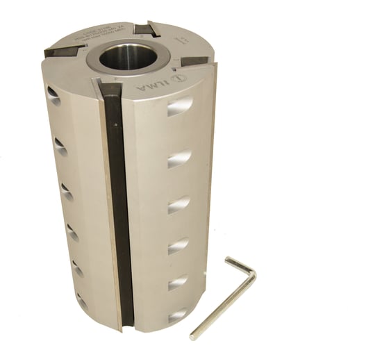 Изображение товара Головка фуговальная ILMA алюминиевая для строгальных ножей 125x230x40 Z=4 TPL1252304