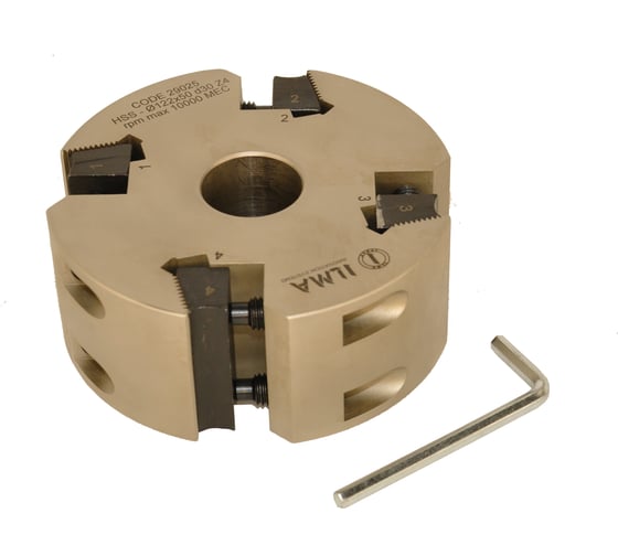 Изображение товара Головка фуговальная ILMA стальная для бланкетных ножей 122x30x50 Z=4 TRA122504-30