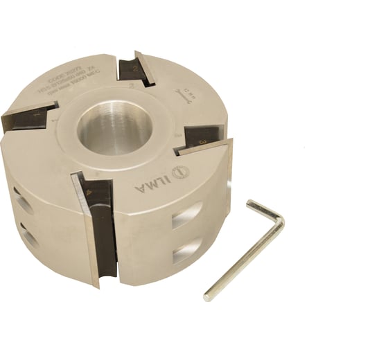 Изображение товара Головка фуговальная ILMA алюминиевая для строгальных ножей 125x60x40 Z=4 TPL125604