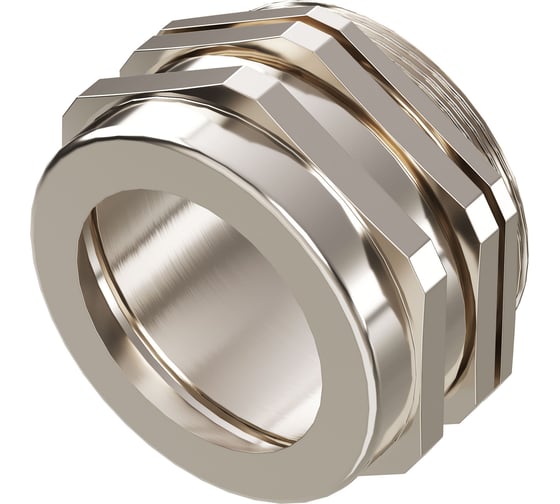 Изображение товара Латунный кабельный ввод DKC М72, IP65, для диаметра кабеля 42-52 мм R5BCM72