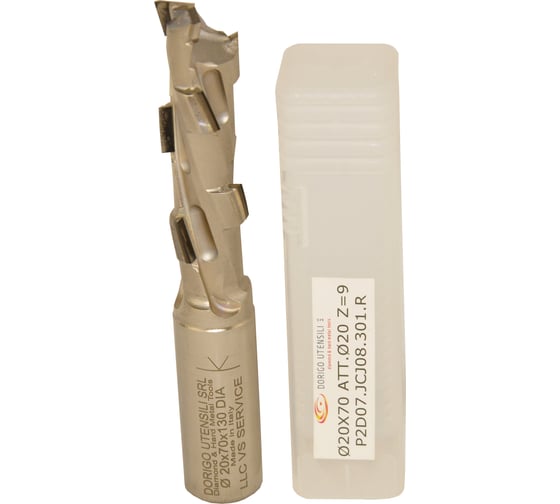 Изображение товара Фреза концевая алмазная Dorigo DA: Ø20x70x130 Z1+1 20x50 Z=8 H=3 RH P2D07.JCJ08.301.R