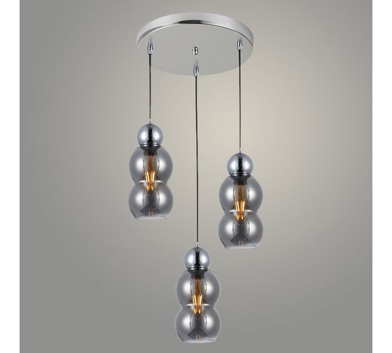 Изображение товара Подвес РОСТОК 06973/3HQ CH хром, 3x40W, E27, d340 h700, GAN22 988026955