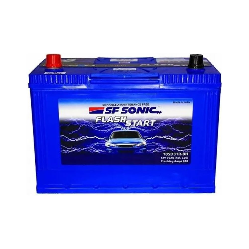 Изображение товара Аккумулятор SF Sonic 6СТ-90.1 (105D31R) надежный автомобильный аккумулятор 90 А*ч