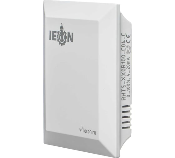 Изображение товара Датчик относительной влажности и температуры воздуха в помещении IECON RHTS-XX0R100-C04-С