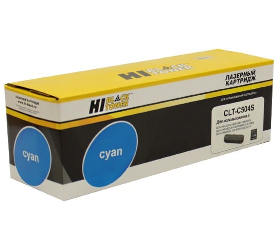 Изображение товара Картридж Hi-Black для Samsung CLP-415/470/475/CLX-4170/4195, C, 1,8K HB-CLT-C504S