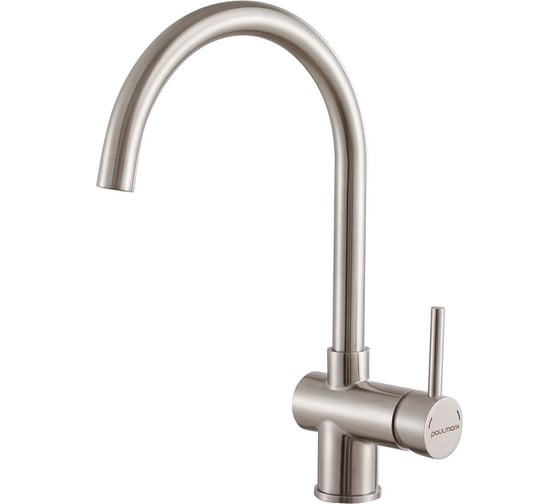 Изображение товара Смеситель для кухни Paulmark Bend нержавеющая сталь Be212066-SS