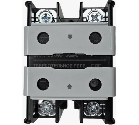 Изображение товара Твердотельное реле Доступная Автоматика 1ф 24-440В AC 60А, упр. 4-32В DC DA-1-60-DC