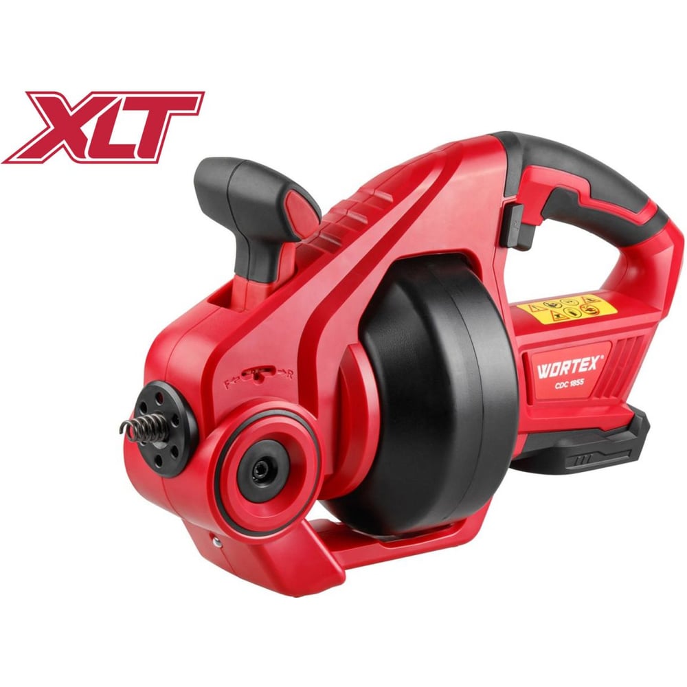 Изображение товара Аккумуляторная прочистная машина WORTEX CDC 1855 для труб 20-50 мм