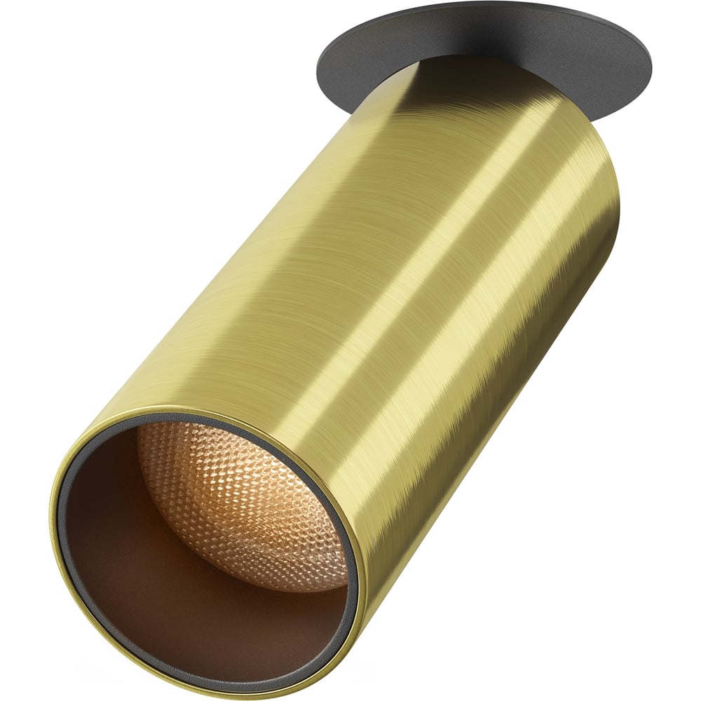 Изображение товара Встраиваемый светильник MAYTONI FOCUS LED в латунном цвете 12W