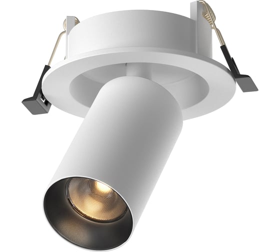 Изображение товара Встраиваемый светильник MAYTONI FOCUS LED Бело-черный C071CL-7W2.7K-WB