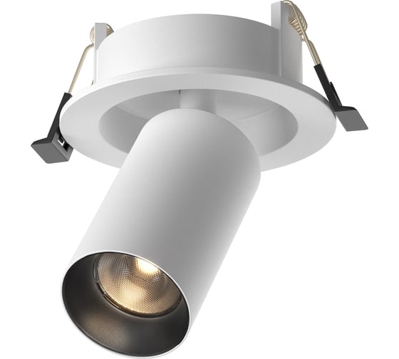 Изображение товара Встраиваемый светильник MAYTONI FOCUS LED Бело-черный C071CL-7W3K-WB