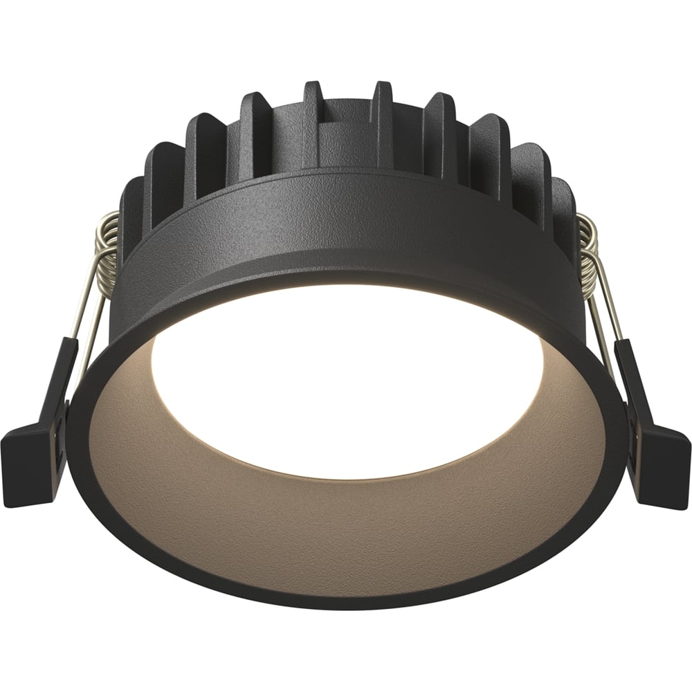 Изображение товара Встраиваемый светильник MAYTONI Okno Черный 8 Вт круглый для натяжных потолков IP44