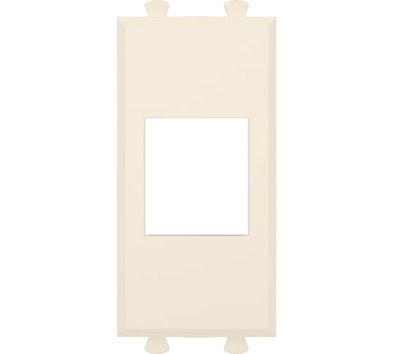 Изображение товара Адаптер DKC без шторки, для Keystone, Avanti, Ванильная дымка, 1 модуль, 1 шт. 4405211