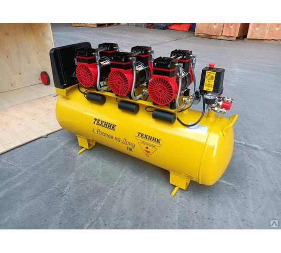 Изображение товара Компрессор ТТД Техник ЕХНИК СБ-100/720 100л 720л/мин 4,08кВт безмасл. малошумный 8 атм 1131