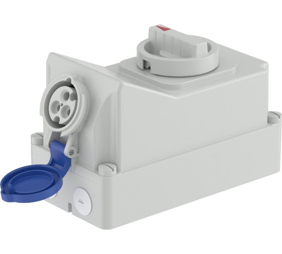 Изображение товара Розетка настенная с механической блокировкой и боковым расположением разъема DKC WIS IP44 16А 2P E 230В DIS5601683