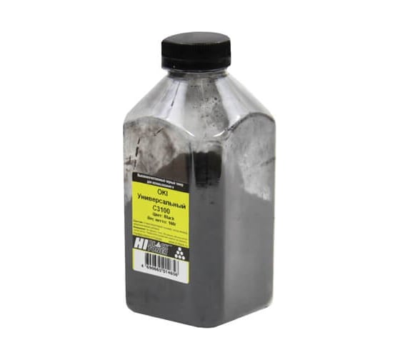 Изображение товара Тонер универсальный Hi-Black для Oki С3100, Bk, 160 г, банка HB-OKI-Univ-Bk-160G