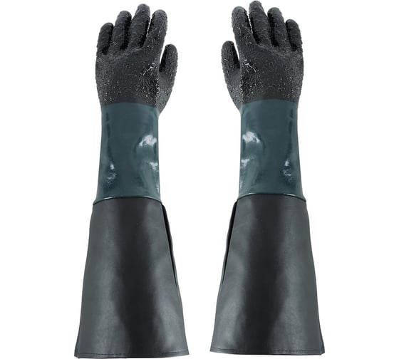 Изображение товара Перчатки резиновые для работ с пескоструйными аппаратами Forsage F-SBC-GL(61721)