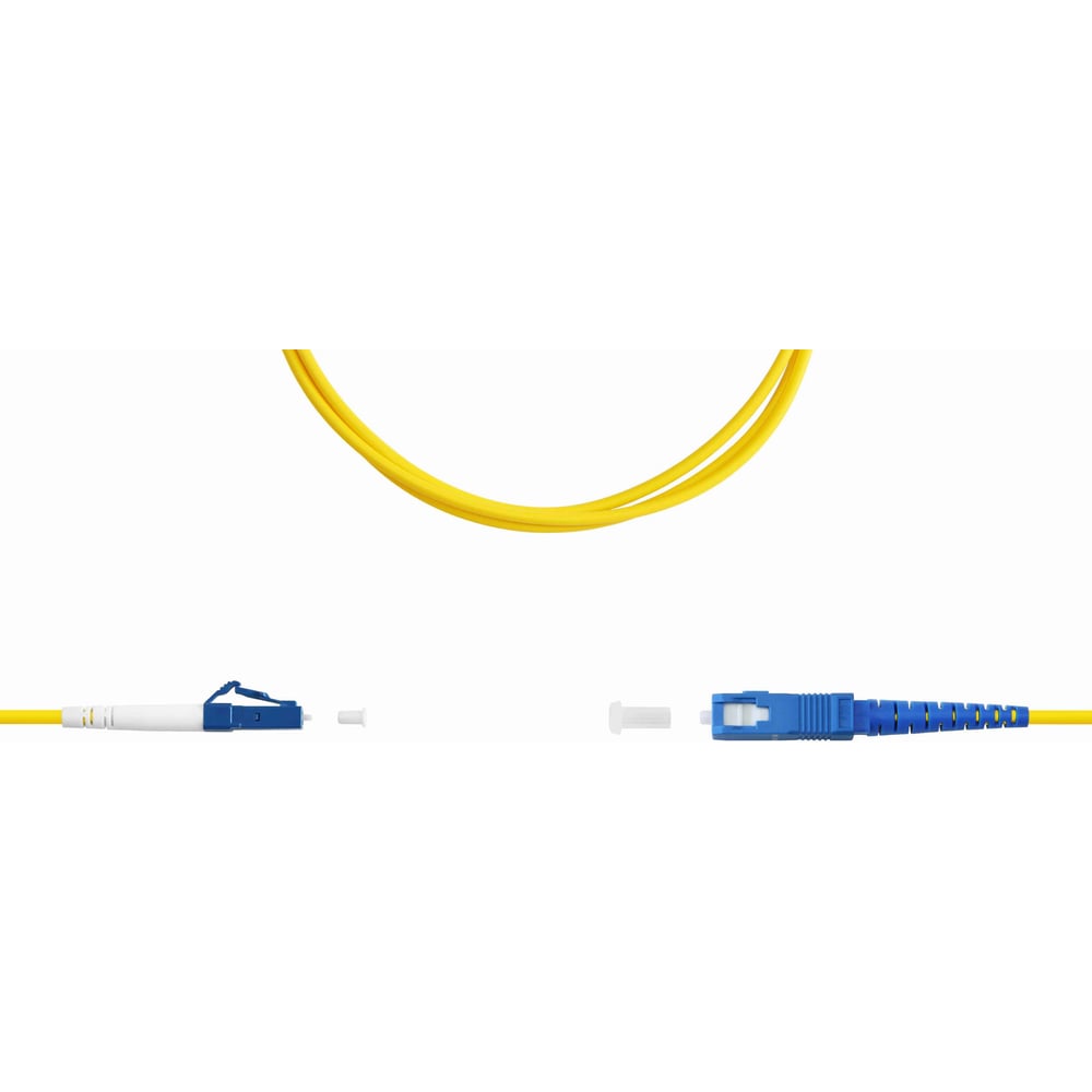 Изображение товара Оптический патч-корд SUPRLAN SC/UPC-LC/UPC 1 метр для высокоскоростных сетей